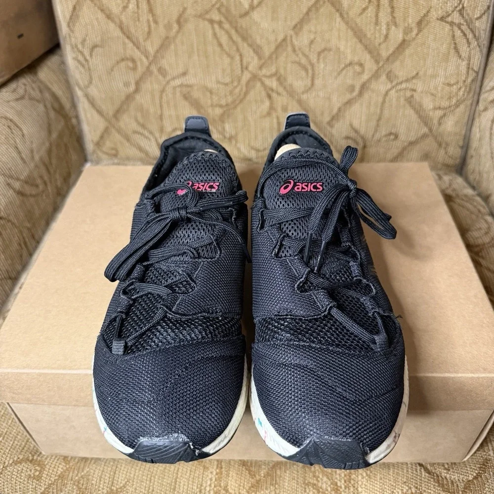 Asics HyperGEL-SAI Women's Shoes Black-Pink Glow 1022a013-001 Size‎ 8